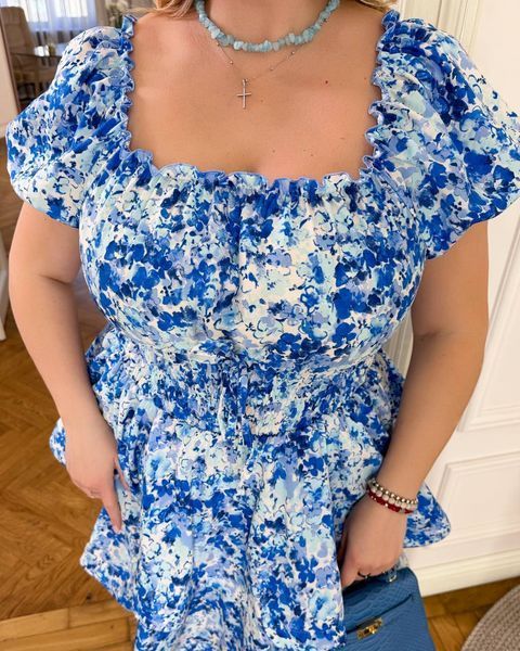 Жіноча святкова сукня-трансформер з воланами батал | 42-64 Арт 7182 фото