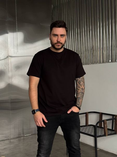 Набір з 3-х чоловічих футболок 100% бавовна | Чорна Біла Хакі | S-XXL RD фото