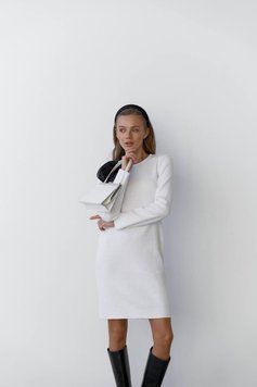 Бавовняна міні сукня зі з'ємною трояндою Троянда фото